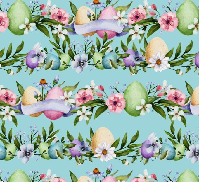 David Textiles - Sweet Spring 100% Cotton Fabric  Continuous Cuts