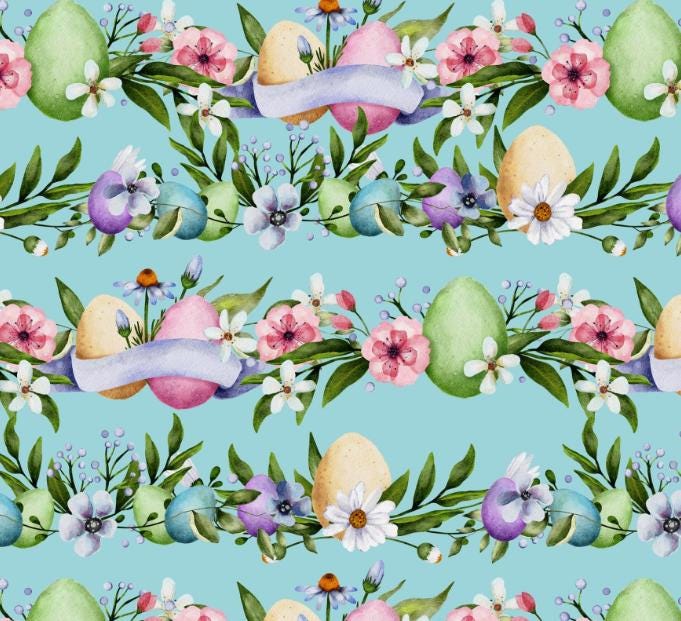 David Textiles - Sweet Spring 100% Cotton Fabric Continuous Cuts