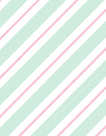 Wonderland Candy Cane Stripe Christmas Cotton fabric- Fat Quarters - By the 1/2 Yard- 100% Cotton - Continuous Cuts