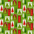 Christmas Town Cotton Fabric - 120-24174 Green - Christmas Trees Cotton Fabric- 100% Cotton -Paintbrush Studios