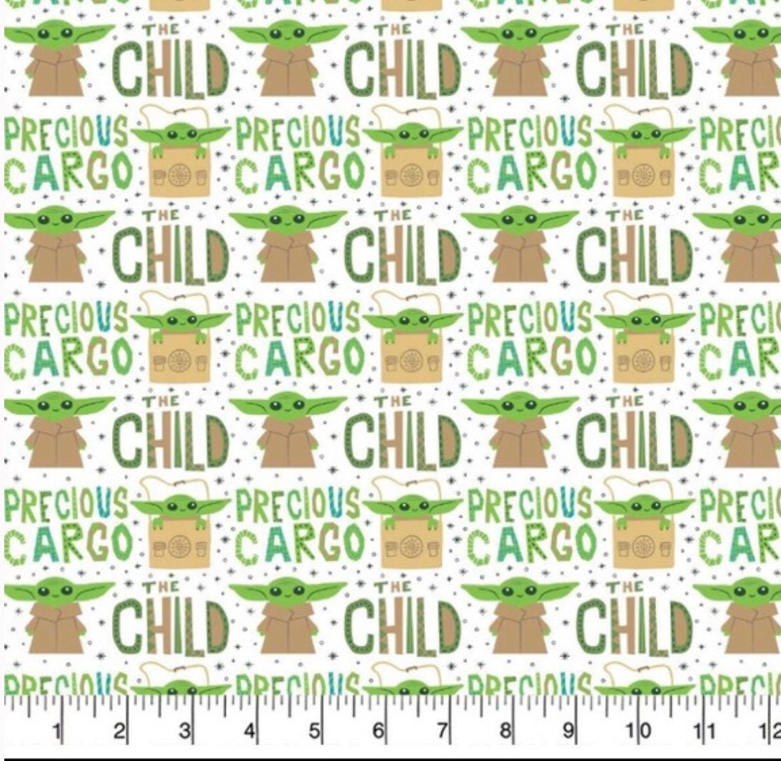 Star Wars The Chuld Precious Cargo fabric- 100% Cotton fabric Licensed Fabric