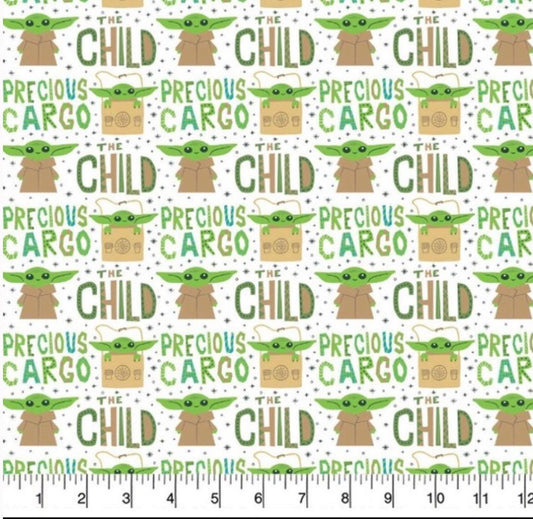 Star Wars The Chuld Precious Cargo fabric- 100% Cotton fabric Licensed Fabric