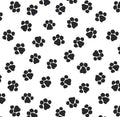Paw Print Novelty Cotton fabric - 100% Cotton - Continuous Cuts- Fabric Editions