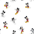 Traditional Mickey Cotton Fabric -continuous cuts - 100% Cotton - SC-Disney 80480-A62078 Mickey Traditional Licensed Fabric