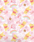 Winnie the Pooh and Piglet Fabric-100% Cotton - continuous cuts Licensed Fabric