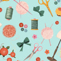 Sew Lovely Crafty Things Cotton Fabric- 100% Cotton