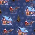 Reindeer Lane Santa’s Sleigh Christmas Cotton Fabric - 100% Cotton