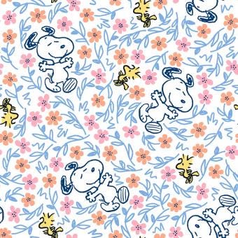 Character Fabric- Peanuts - 100% Cotton - continuous cuts Licensed Fabric
