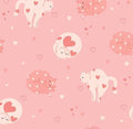 Lovely Cats Cotton Fabric - 100% Cotton- Continuous Cuts - DA-CUP068