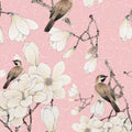 Sparrows and Magnolia Orchards Fabric -100% Cotton -