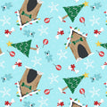 Merry Woofmas Christmas Fabric - 100% Cotton Continuous cuts