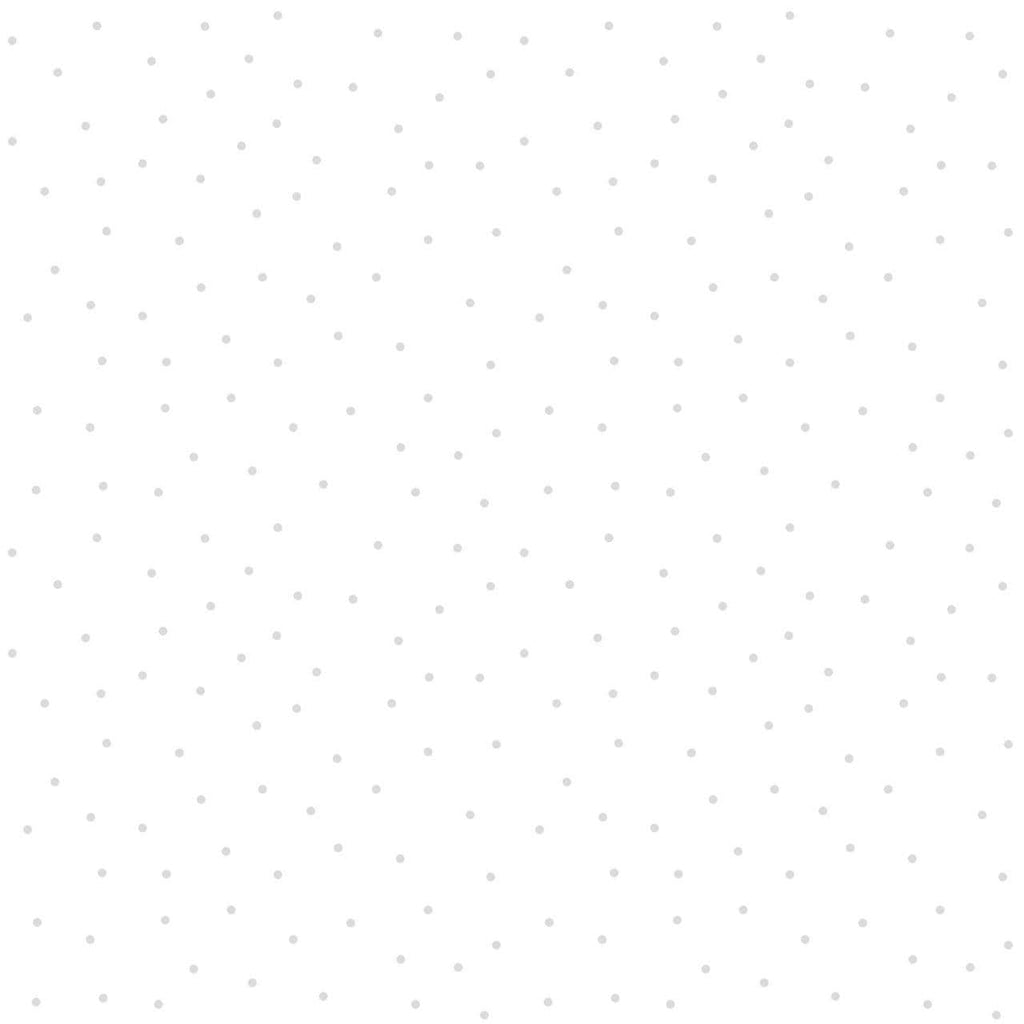 Kimberbell Basics - tiny dots - White on White -100% Cotton - MAS8210-WW - Blender