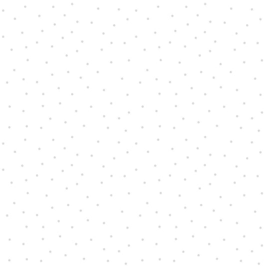 Kimberbell Basics - tiny dots - White on White -100% Cotton - MAS8210-WW -  Blender