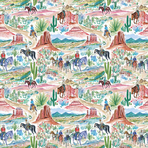 Canyons & Cowboys 100% Cotton Fabric - Continuous Cuts - Drewie Pie Fabrics