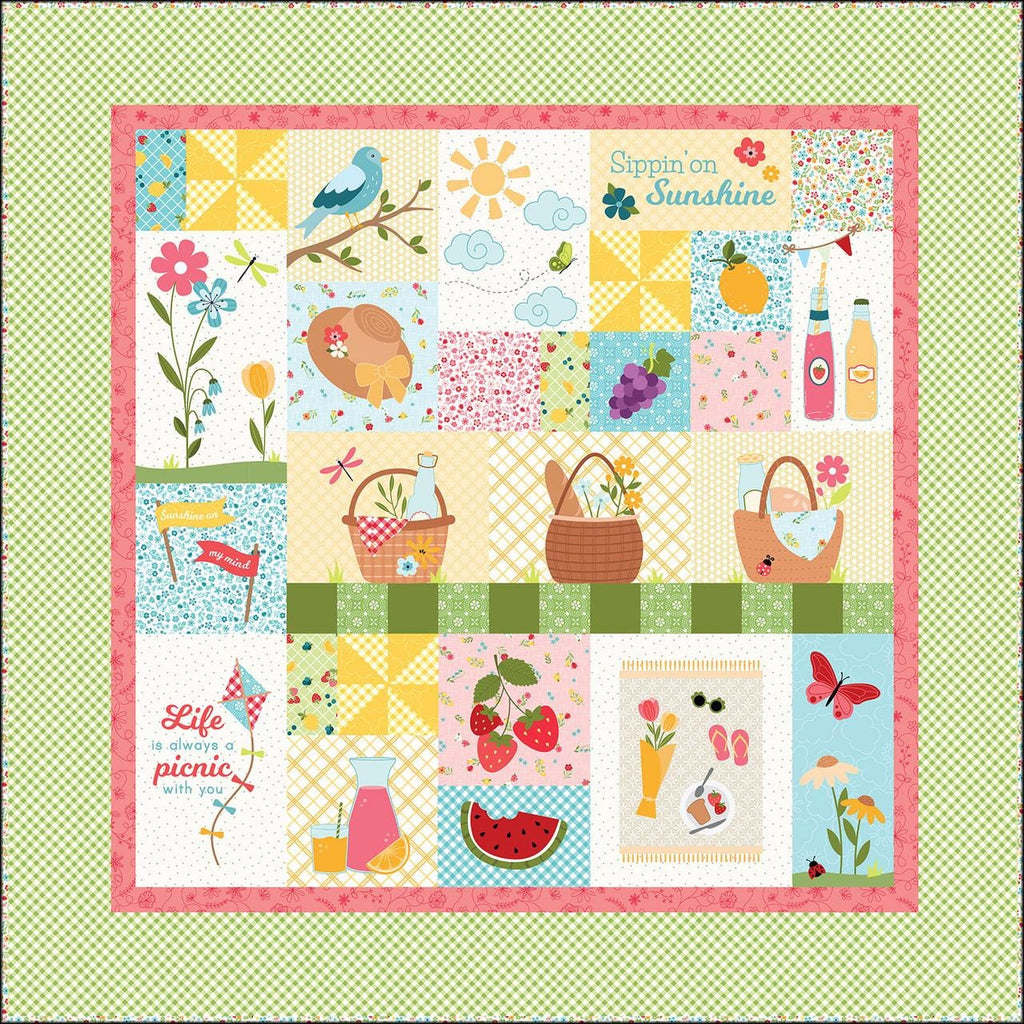 Kimberbell Sippin' Sunshine Necessities, Digital Files and/or the Embellishments Designers: Kim Christopherson, KimberBell