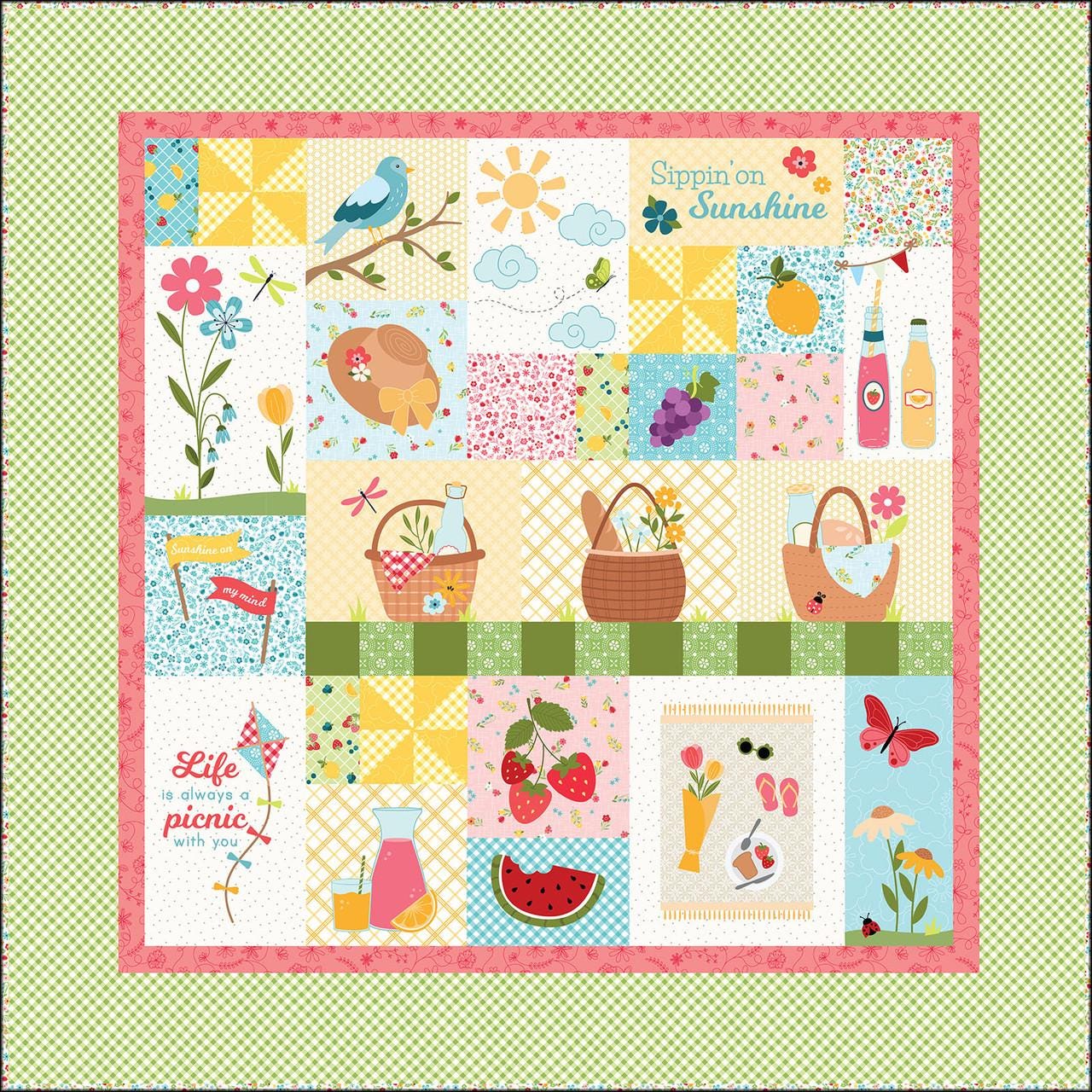 Kimberbell Sippin' Sunshine Necessities, Digital Files and/or the Embellishments Designers: Kim Christopherson, KimberBell