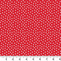 Tiny Stars on Red Cotton fabric - 100% Cotton - continuous cuts