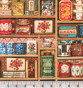 Robert Kaufman Antique Shelf Cotton Fabric - 100% Cotton