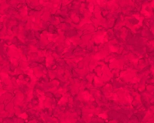 Red Blended Cotton Fabric - 100% Cotton - Blender