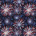 Patriotic Fireworks Cotton fabric - 100% Cotton - continuous cuts Drewie Pie Fabrics