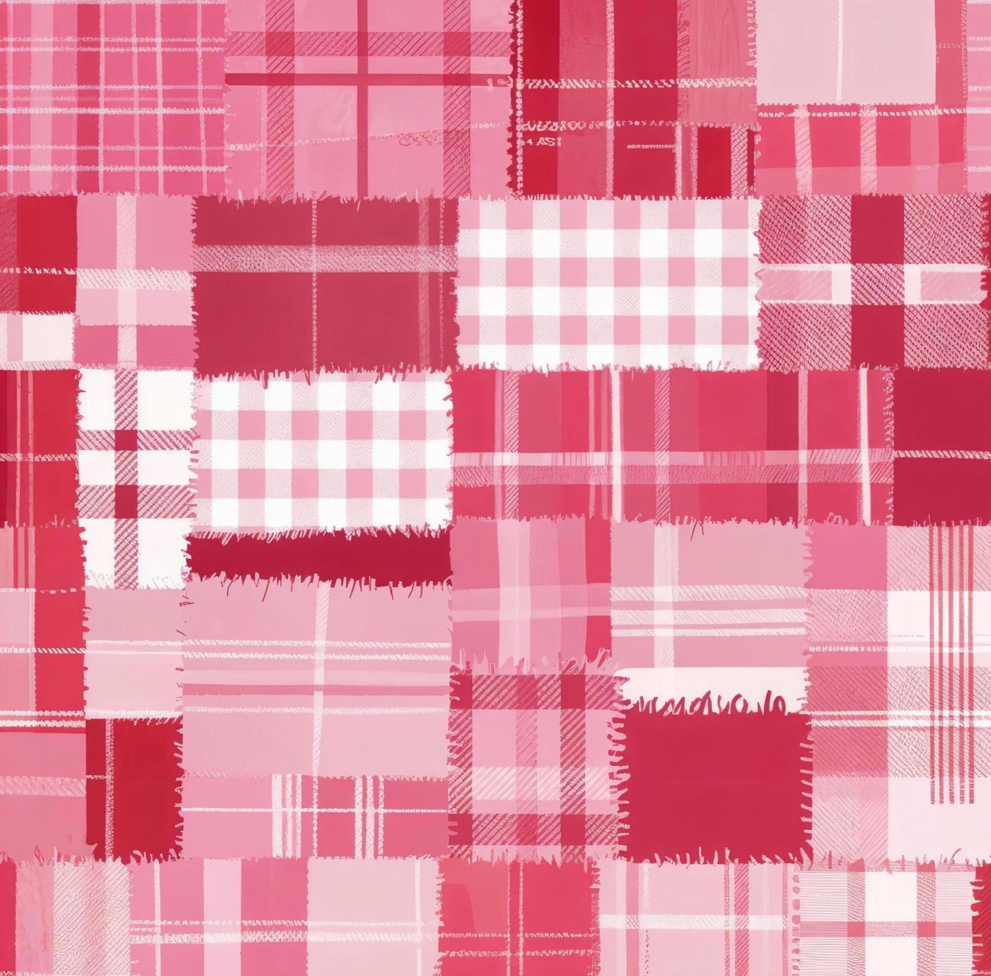 Valentines Patchwork Cotton Fabric-  100% Cotton Continuous Cuts Drewie Pie Fabrics