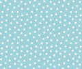 Tiny Stars on Aqua Blue Cotton fabric - 100% Cotton - continuous cuts