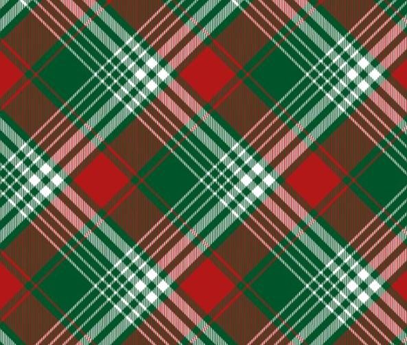 Red Green Festive Christmas Bias Plaid Cotton fabric- continuous cuts- - fast shipping! Drewie Pie Fabrics