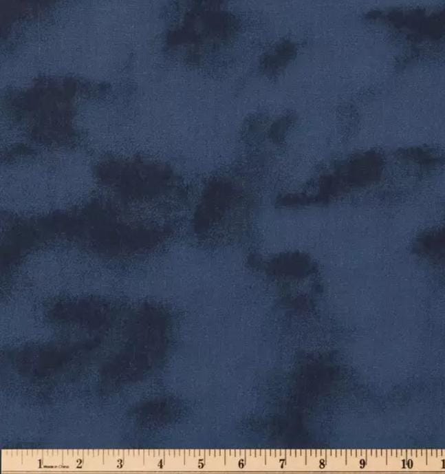 Dark Blue Blender Cotton Fabric - 100% Cotton