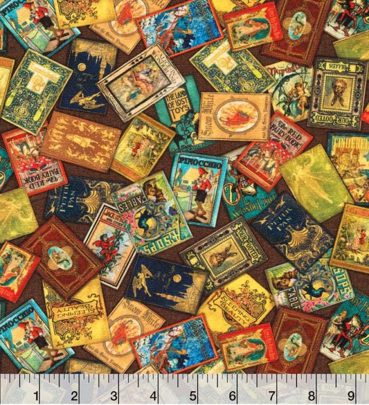 Robert Kaufman Fairy Tales Cotton Fabric - 100% Cotton- Licensed Print- Sleeping Beauty- Fairy Tales- Little Red Riding Hood - Classics