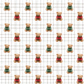 Christmas Teddies Fabric - 100% Cotton-Drewie Pie Fabrics