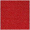 Multi Stars on Red Cotton fabric - 100% Cotton - continuous cuts