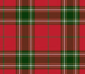 Red Green Festive Christmas Plaid Cotton fabric- continuous cuts- - fast shipping! Drewie Pie Fabrics