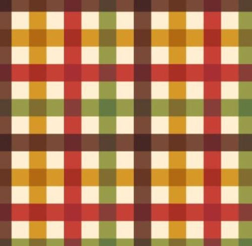 Autumn Plaid Cotton Fabric Continuous Cuts - Drewie Pie Fabrics