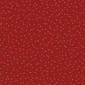 Red Dots Cotton fabric- Metallic Accent - Merry Mix- continuous cuts - cotton fabric- fast shipping! MASM1118-R