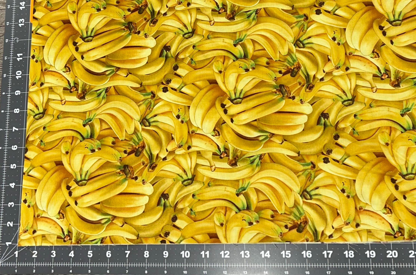Elizabeth Studios Banana Novelty Cotton fabric -100% Cotton - Food