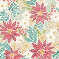 Holiday Stitches Cotton fabric-100% Cotton - Continuous Cuts MAS11170-E