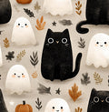 Cute Ghost Pumpkin Halloween 100% Cotton Fabric - Drewie Pie Fabrics